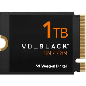 1TB SSD Black SN770M M.2 2230, NVMe PCIe 4.0 x4, Lec.5150MB/s Esc.4900MB/s - WDS100T3X0G