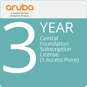 HPE Aruba Networking Central AP Foundation 3-year Subscription E-STU - Q9Y59AAE