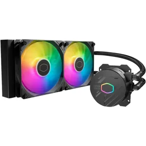 Refrigeración Líquida Cooler Master MasterLiquid 240L Core ARGB, 240mm, Intel/AMD Color Negro  - MLW-D24M-A18PZ-R1