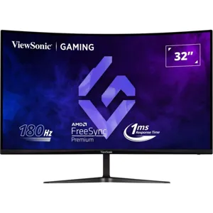 Monitor Gamer Curvo Viewsonic VX3218C-2K, 32" QHD, 165hz, 1ms, FreeSync Premium - VX3218C-2K