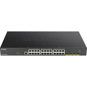 Switch - D-Link DGS-1250-28XMP 24 Puertos Gigabit PoE 4 SFP+ 10G - DGS-1250-28XMP