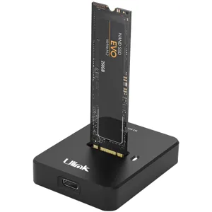 Docking Station Dual para tarjetas SSD  (NVME/SATA) / UL-DCKM2 - 0170034