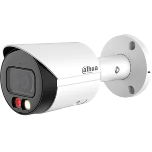 Camara de Seguridad IP Bullet 4MP con Doble Iluminador de lente Fijo con WizSense - DH-IPC-HFW2449S-S-IL-0280B