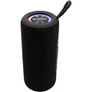Parlante Bluetooth Monster Audio P468N, True Wireless, RGB, Radio FM, USB-C, Negro