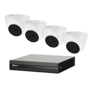 Kit Dahua XVR cooper de 4 Canales con HDD de 1TB y 4 Cámaras Bullet -  DH-KIT/XVR1B04-I-1T/4-T1A21-0360B