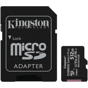 Memoria 512GB MicroSd 100/85MB/s Class 10 Canvas Select Plus con Adaptador  - SDCS2/512GB