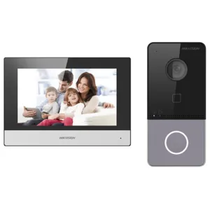 Kit de Video Portero IP Hikvision compatible con Wi-Fi y POE - DS-KIS603-P (C)