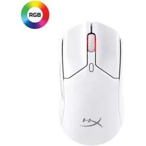 Mouse HyperX Pulsefire Haste 2 Mini Inalambrico Bluetooth/DongleUSB, Blanco - 7D389AA