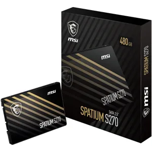480GB SSD MSI Spatium S270 SATA III 2.5", 3D NAND TLC, 500MB/s - S78-440E350-P83