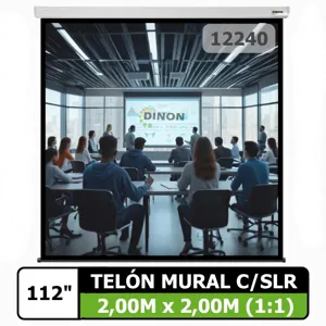 Telon Mural Dinon 2,00 x 2,00 Metros con SLR* (112" Diagonal) 1:1 - 12240