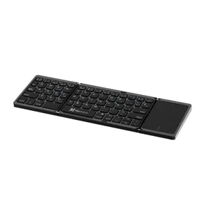 Teclado Inalámbrico Plegable con Panel Táctil, Bluetooth 5.0, Klip Xtreme Español -KCK-650S-BK