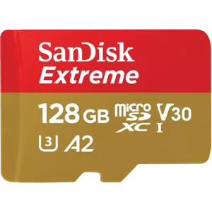 Mmeoria MicroSD 128GB WD Extreme V30 190MB/s - 90MB/s microSDXC - SDSQXAA-128G-GN6MA