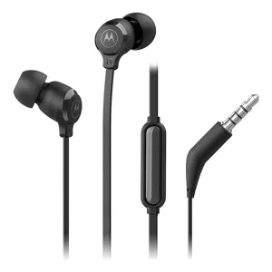 Audífonos Motorola Earbuds 3-S Jack 3.5mm, Negro - 79MOTE3BKL