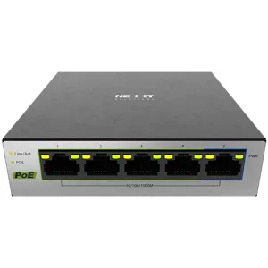 Switch 8 Port POE+1 Gigabit Smart No Amd. 300mt 60W  - NSW-V501P