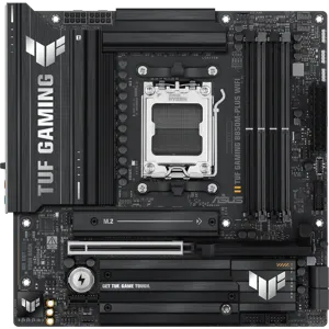 Placa Madre ASUS TUF GAMING B850M-PLUS WiFi, Socket AM5, 4x DDR5, PCIe 5.0, Wi-Fi 6E, Micro-ATX - 90MB1IY0-M0EAY0