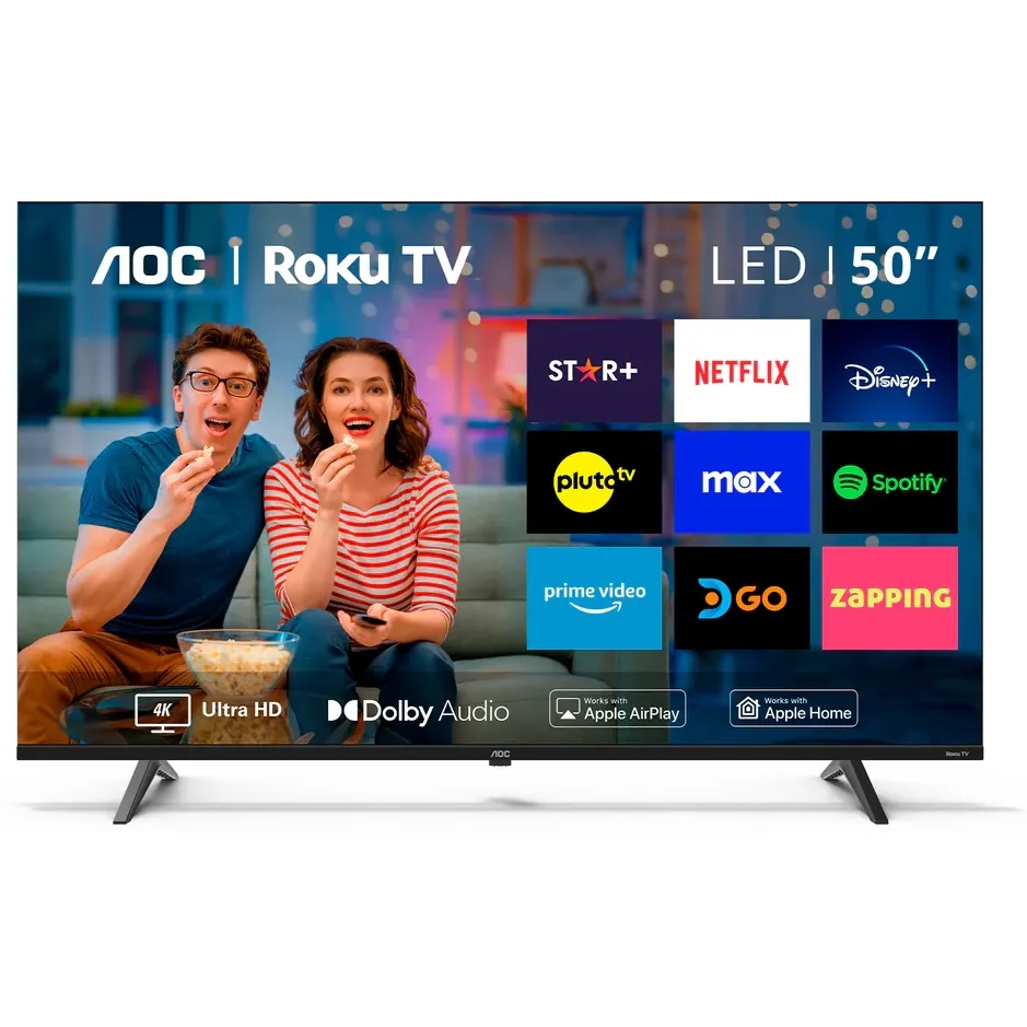 Smart TV AOC Roku TV LED 50” UHD 4K - 50U7045