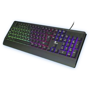 Teclado Gamer Xtech CHEVALIER XTK-505S, Membrana, Español, RGB, Full Size, Color Negro - XTK-505S