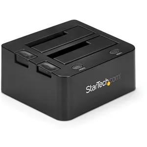 Docking Station USB 3.0 con UASP de 2 Bahías para Disco Duro o SSD SATA de 2,5 o 3,5 Pulgadas - SDOCK2U33