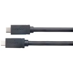 Cable activo USB 3.1 C (M) a C (M) Gen-2, 20V/3A de 15 pies Kramer - CA-U32/FF-15