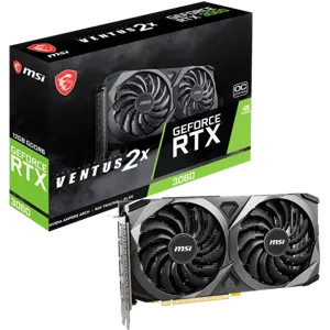 Tarjeta de Video MSI NVIDIA GeForce RTX 3060 VENTUS 2X 12G OC, GDDR6, DLSS, Ray Tracing, PCIe 4.0 - 912-V397-658