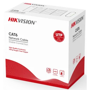 Caja Cable UTP Cat6 100% Cobre Unifilar 305m interior - DS-1LN6-UE-W