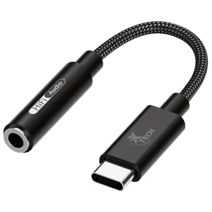 Adaptador USB-C Macho a 3.5mm Hembra para Audífonos Xtech - XTC-509