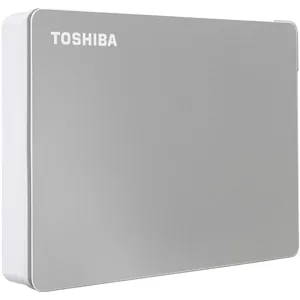 Disco Duro Externo Toshiba Canvio Flex 4TB PLATA Cable USB-C a Ent micro-B Plata - HDTX140XSCCA