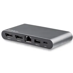 Docking Station StarTech Host USB-C, 4K 2xDP USB2.0 USB-A3.0 USB-C LAN Para 2 Monitores - DK30C2DAGPD