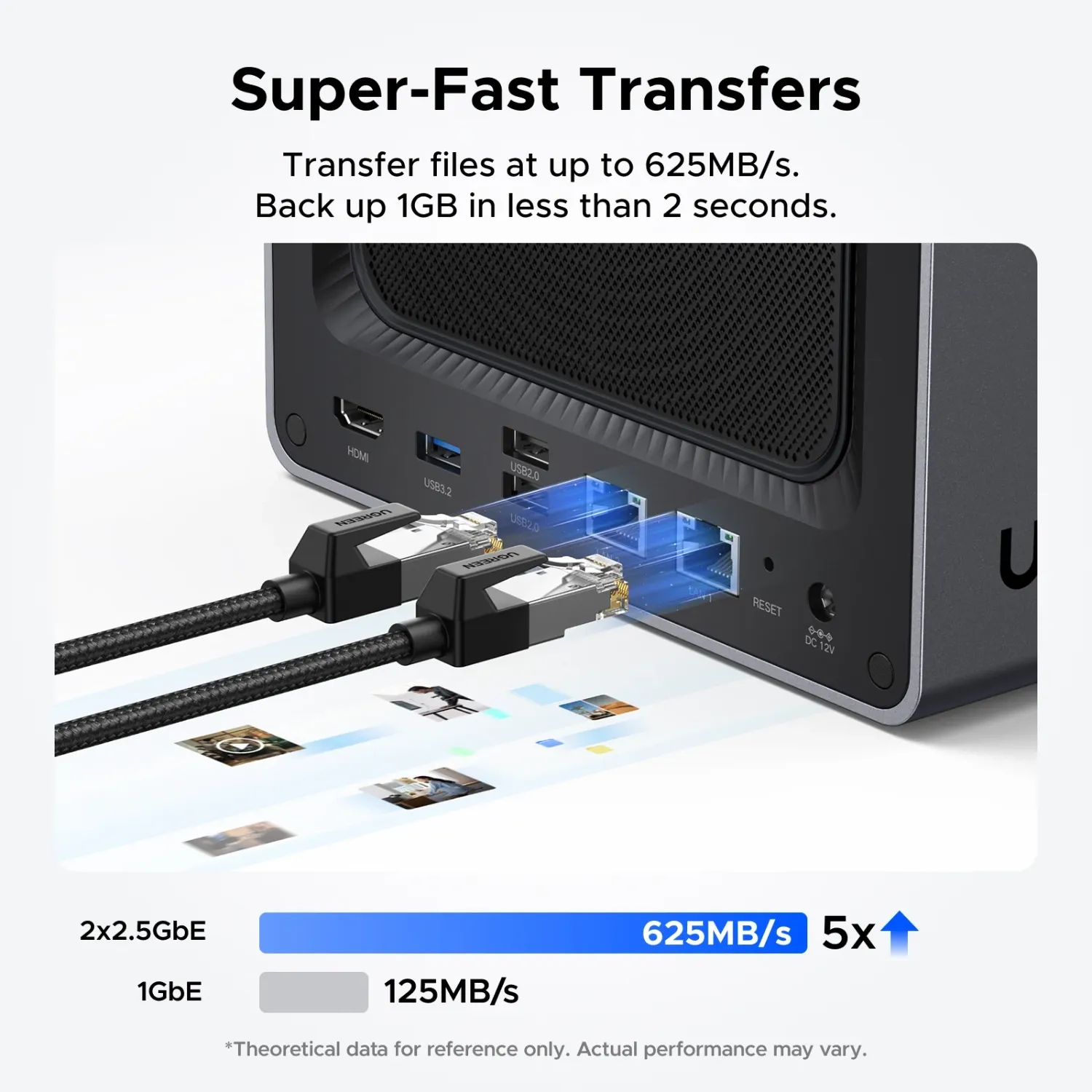 NAS UGREEN NASync DXP4800 N100 Quad-Core, 8GB DDR5, SATA x 4 NAS UGREEN NASync DXP4800 N100 Quad-Core, 8GB DDR5, SATA x 4
