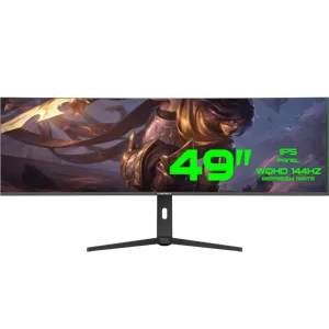 Monitor Gamer Ultrawide Curvo GameMax GMX49CWQ 49" WQHD IPS, 144Hz, 8ms, HDR - GMX49CWQ