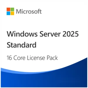 Windows Server 2025 Standard - 16 Core License Pack - DG7GMGF0PWHC