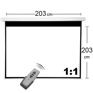 Telon Electrico  2.03 X 2.03  Control remonto  4:3 - 7810000002122
