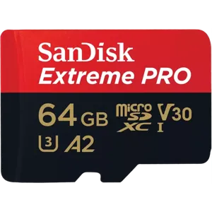Memoria MicroSD Extreme Pro 64GB UHSI C10 A2 U3 V30 - SDSQXCU-064G-GN6MA