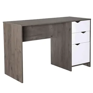 Escritorio para computadora de un nivel con gavetas y gabinete con puerta -  XTF-CD208