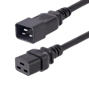 Cable Conector C19 a Conector C20 Startech, Largo 1.8m, Negro - PXTC19C20146