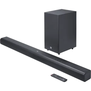 Parlante JBL con barra de sonido 3.1 y subwoofer inalámbrico – cine en casa envolvente - JBLSB580BLKAM