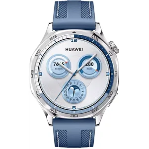 Smartwatch Huawei Watch GT 5 46mm Azul, AMOLED, GPS, 14 Días Batería, 5ATM, HarmonyOS - 55020DGE