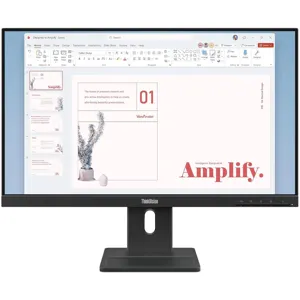 Monitor Lenovo ThinkVision 23.8” E24-40  IPS, Full HD, 100Hz, DP+HDMI+VGA, Vesa - 64BAMAR1LA