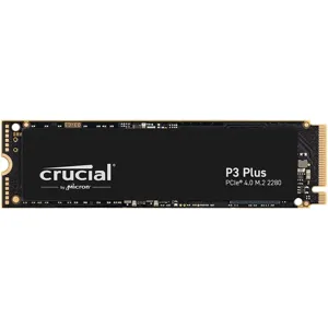 SSD 4TB Crucial P3 Plus de 4TB NVMe 4.0, M.2 2280, Hasta 4800MB/s - CT4000P3PSSD8
