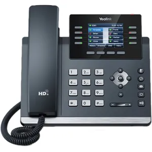 Telefono IP linea ultra Elegant, Wifi, Bluetooth, pantalla color, POE, Gigabit - SIP-T44W