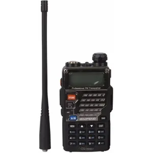 Radiotransmisor Baofeng UHF-UV 5RE VOX, Negro - 33BFNUV5RE