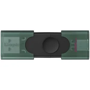 Pendrive Kingston DataTraveler Duo G2 de 256GB USB 3.2, Verde Oscuro - DTDEG2/256GB