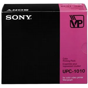 Paquete de impresion modelo UPC-1010 a color para las impresoras de la serie UP-1000. Norma VP  Tama?o de papel 102 mm x 143 mm (4" x 5 5/8")