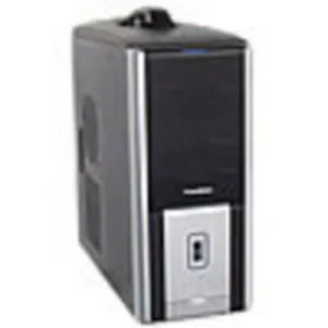 GABINETE MIDI PR11A-BK/SV C/MANILLA FP 350W NEGRO/SILVER