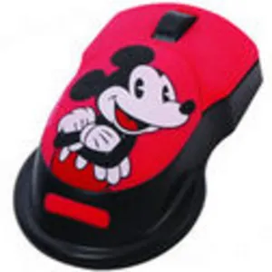 MOUSE MICKEY RETRO ROJO-NEGRO OPTICO  USB 800DPI  D9002-2