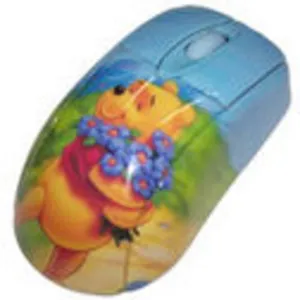 MOUSE WINNIE FLORES OPTICO  USB 800DPI  D9004-3
