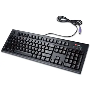 TECLADO black/silver PS2 Español Standard PLUS P/N 967529