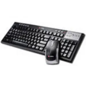 TECLADO COMBO MMEDIA WIRELESS SILVER/BLACK PS2 Español P/N 967526