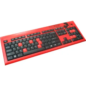 TECLADO MICKEY ROJO / NEGRO D9207-M