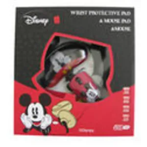 COMBO MOUSE MICKEY ROJO CON APOYA MUÑECA D9975-3